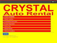 Tablet Screenshot of crystal-belize.com